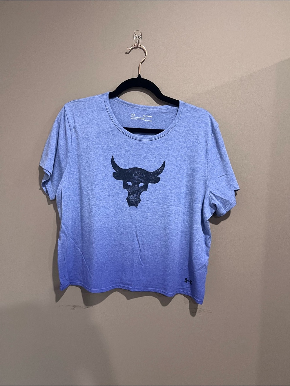 Under Armour Light Blue Heather Performance Tee